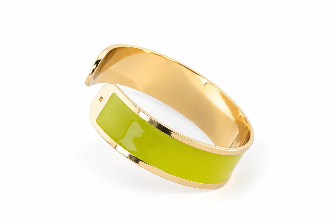 Bracciale Smalto M Verde Lime