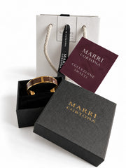 Enamel Bracelet M mm 15 'Chocolate'