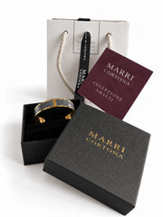 M 15mm 'Stone Grey' Enamel Bracelet