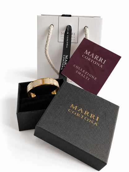 Enamel Bracelet M mm 15 'Sand'