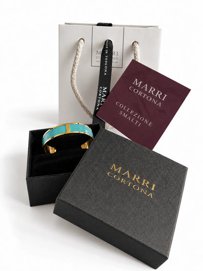 Tiffany M 15mm Enamel Bracelet