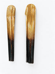 Orecchini Voila' Sfumati Oro e Nero