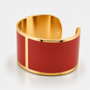 Bracciale Smalto L mm 30 'Marsala'