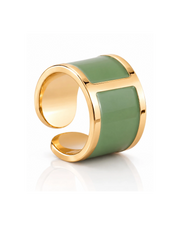 Anillo esmaltado 'Menta'
