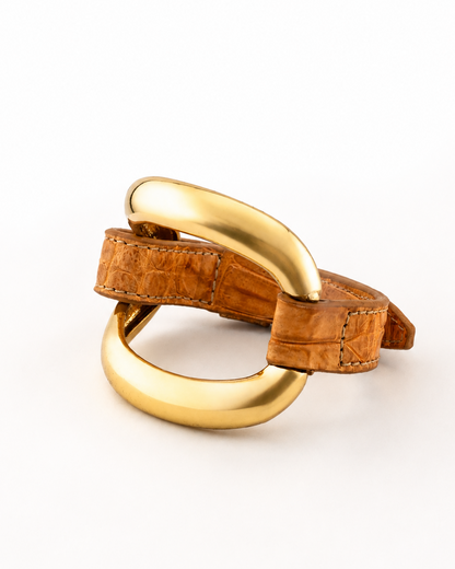 Pulsera de caimán "Natural"