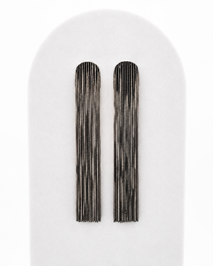 Pendientes Voila' oro negro