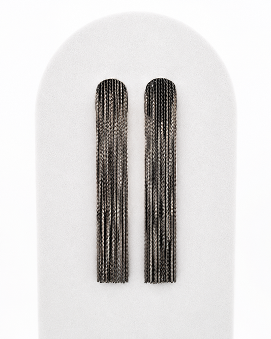 Pendientes Voila' oro negro