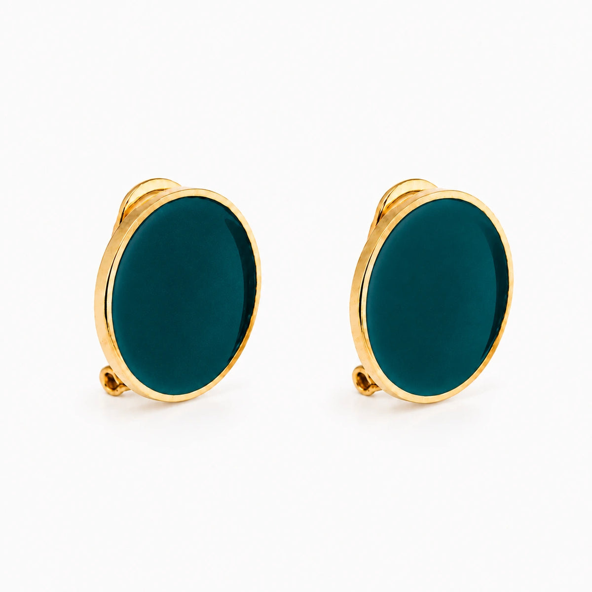 Pendientes de esmalte 'Follaje'