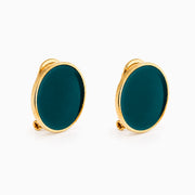 Pendientes de esmalte 'Follaje'
