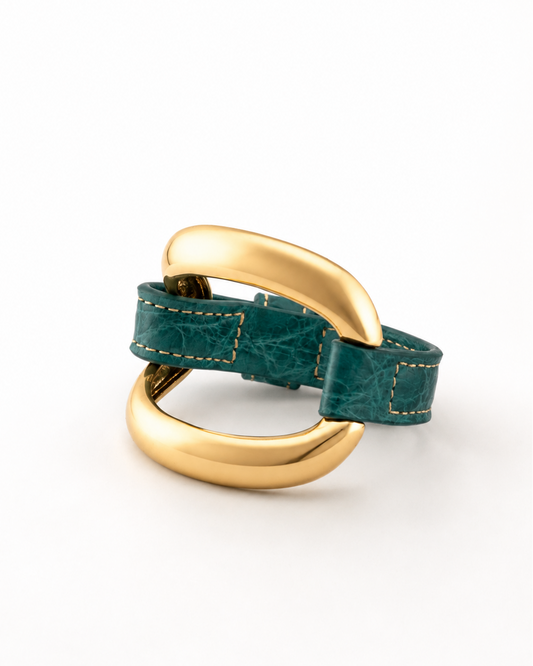Pulsera de aligátor «Petróleo»