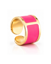 Anillo de esmalte 'Rosa Valentino'