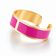Bracciale Smalto M mm 15  'Pink Valentino'