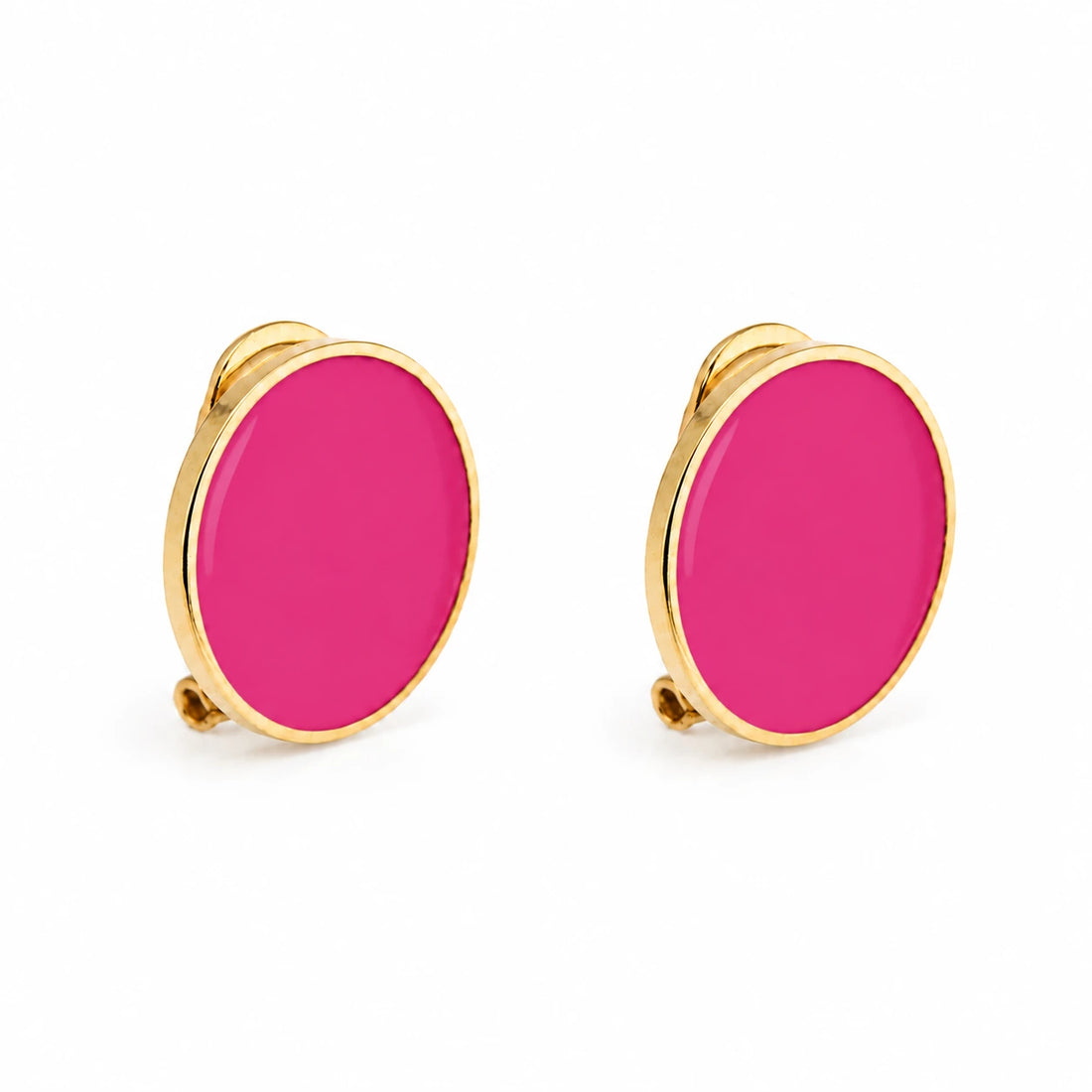 Pendientes de esmalte 'Follaje'