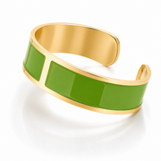 Bracciale Smalto M mm 15  'Pistacchio'
