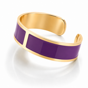 Pulsera Esmalte M 15 mm 'Ciruela'