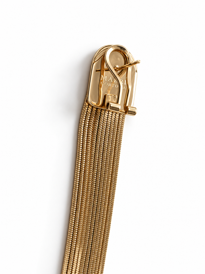 Voila' yellow gold earrings