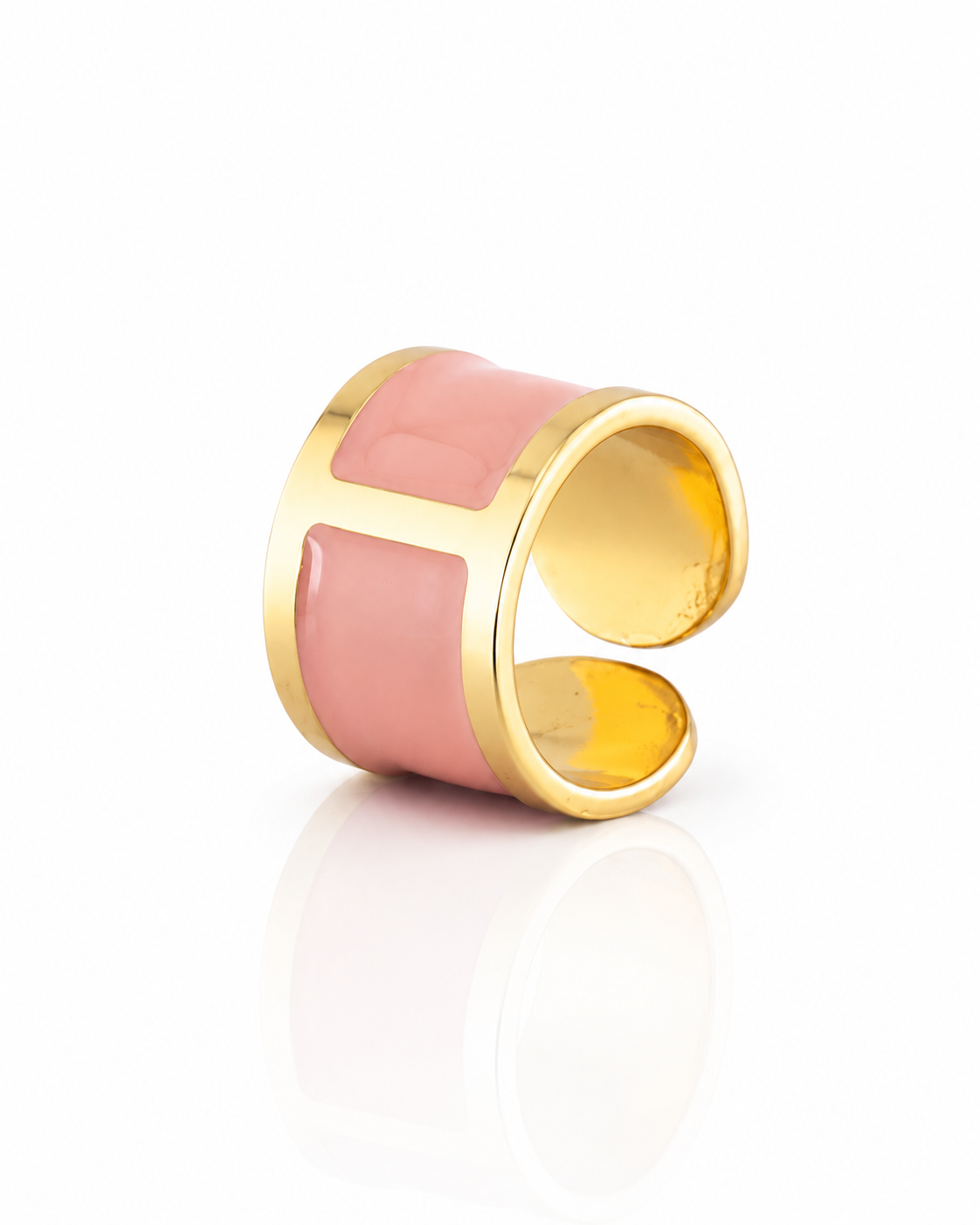 Anello smalto  'Rosa antico'