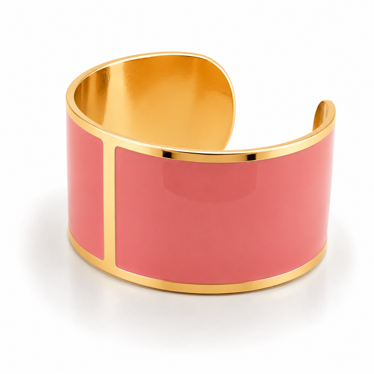 30mm 'Pastel Pink' Enamel Bracelet