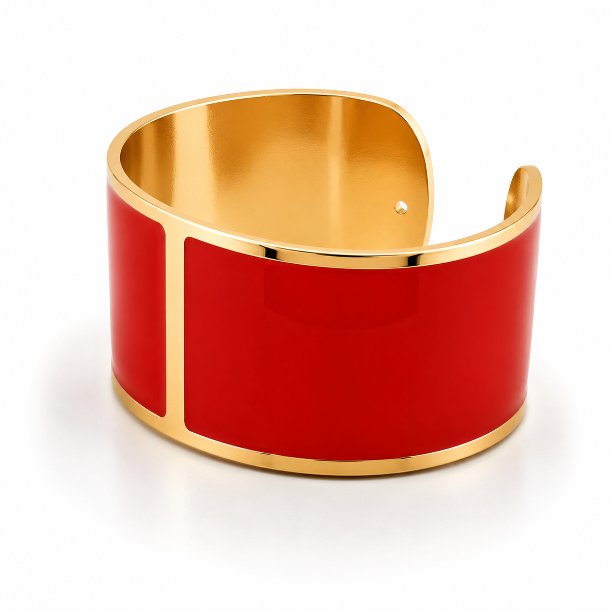 Bracciale Smalto L mm 30 'Rosso Valentino'