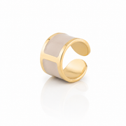 Anillo esmaltado 'Sabbia'