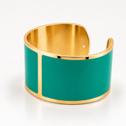 Enamel Bracelet L mm 30 'Emerald'