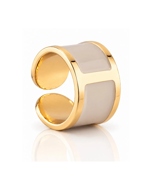 Anello smalto Terra