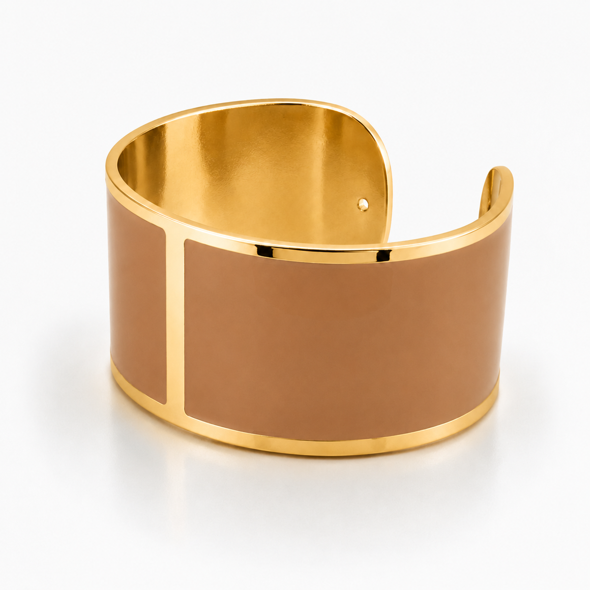 Bracciale Smalto L mm 30 'Terra Di Siena'