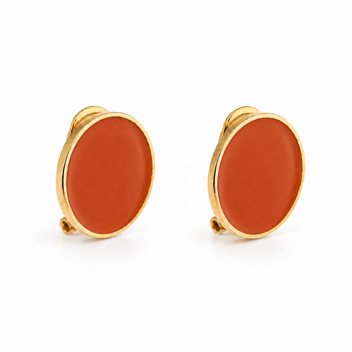 Pendientes de esmalte 'Follaje'