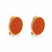 Pendientes de esmalte 'Follaje'