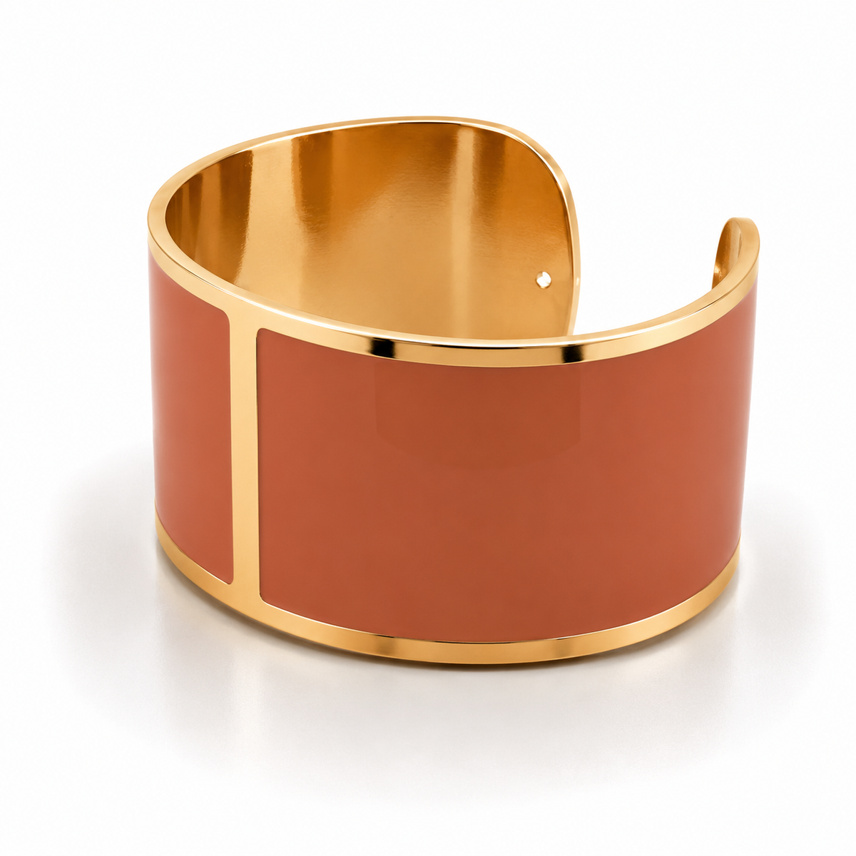 Bracciale Smalto L mm 30 'Terracotta'