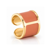 Anillo esmaltado 'Terracota'