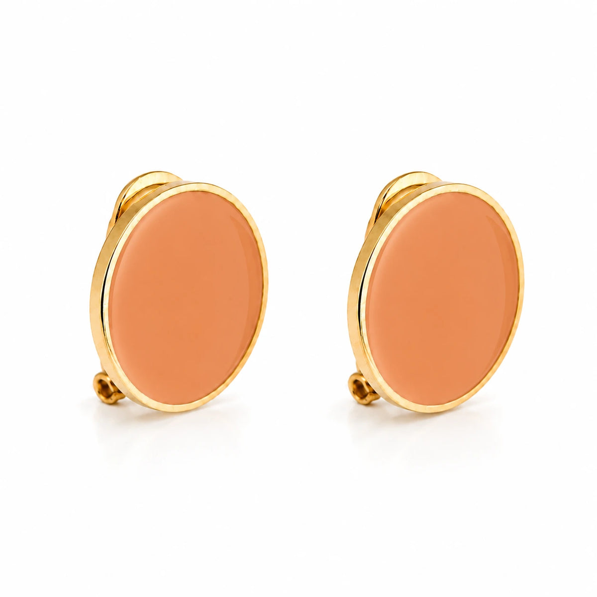 Pendientes de esmalte 'Follaje'