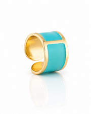 Anello smalto 'Tiffany'