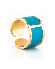 Turquoise Enamel Ring