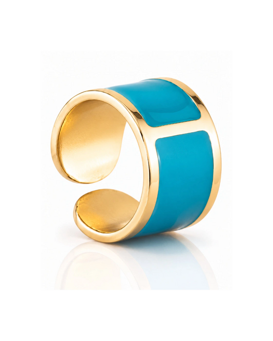 Anello smalto  Turchese