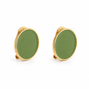 'Black' Enamel Earrings