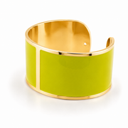 Bracciale Smalto L mm 30 'Verde Lime'