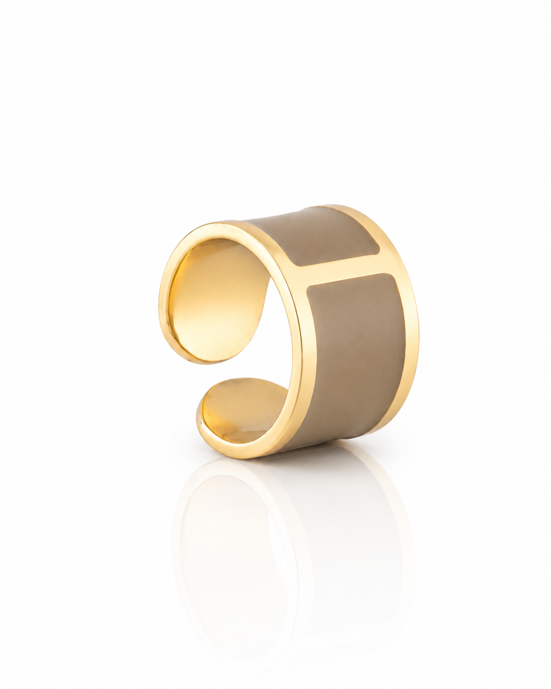 Anello smalto  'Verde Militare'