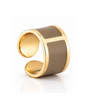 'Military Green' Enamel Ring