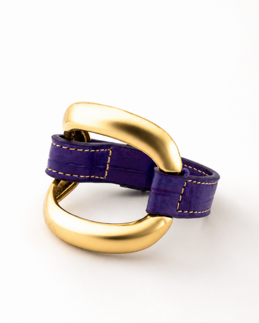 Pulsera de aligátor 'Violeta'