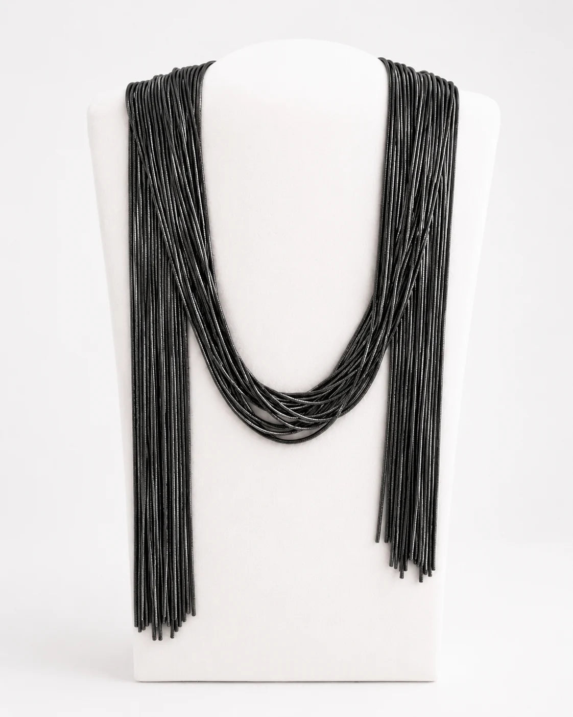 Collana Voila' con 18 Fili Oro Nero
