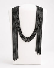 Collana Voila' con 18 Fili Oro Nero