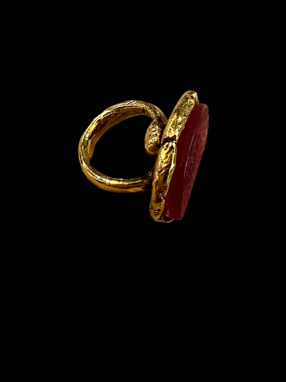 Anello Cammeo in bronzo