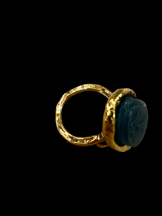 Anello cammeo in bronzo